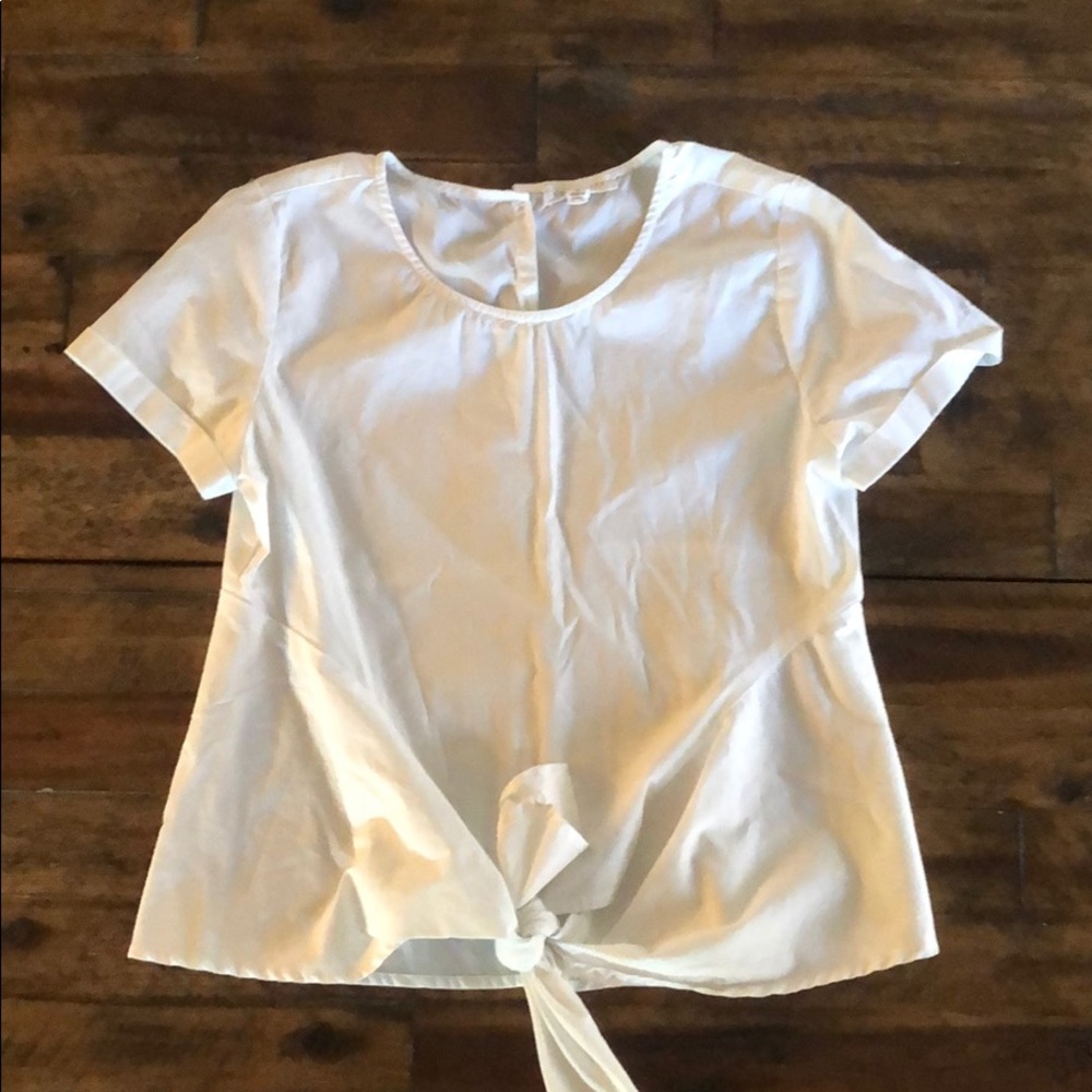 White Blouse/T-shirt from SocialLite